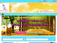Tablet Screenshot of huongnamviettour.com